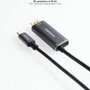 Nanocable Conversor USB-C a DisplayPort 8K con USB-C PD 100W, 1.8 m, Negro